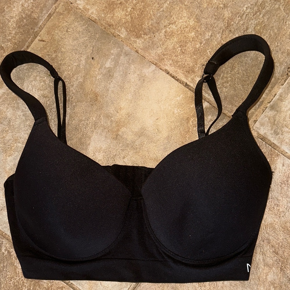 Nautica Black Padded Underwire Bra
